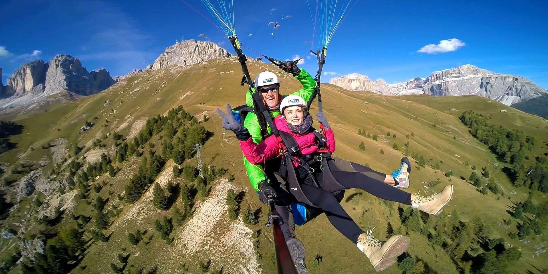 Voli in parapendio Val di Fassa